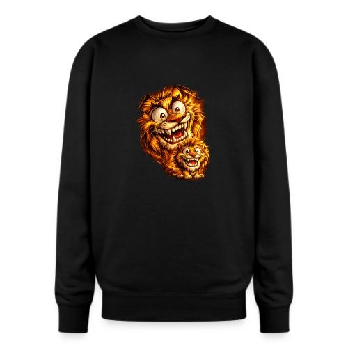 Crazy Double Lion Streetwear - Oversized Crewneck Sweatshirt