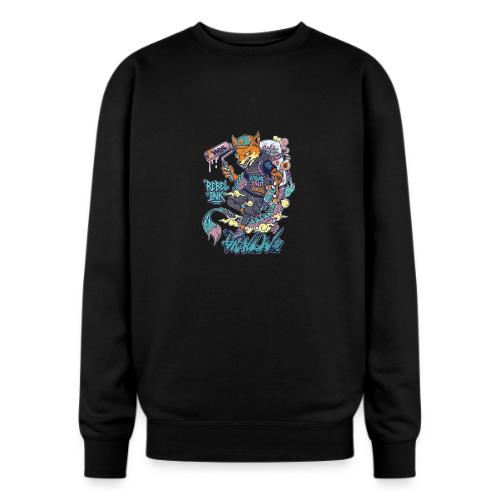 Kitsune Street Rebel - Oversized Crewneck Sweatshirt