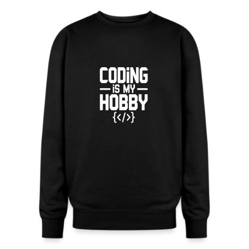 Coding Is My Hobby Typography - Oversized Crewneck Sweatshirt