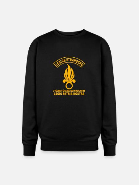 French Foreign Legion - Oversized Crewneck Sweatshirt - black