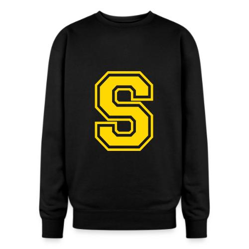 Letter S – Capital Athletic Alphabet Monogram - Oversized Crewneck Sweatshirt