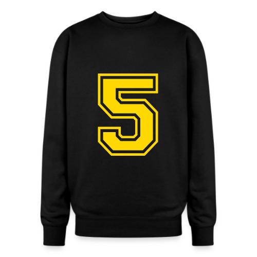 Number 5 in a classic athletic collegiate font - Oversized Crewneck Sweatshirt