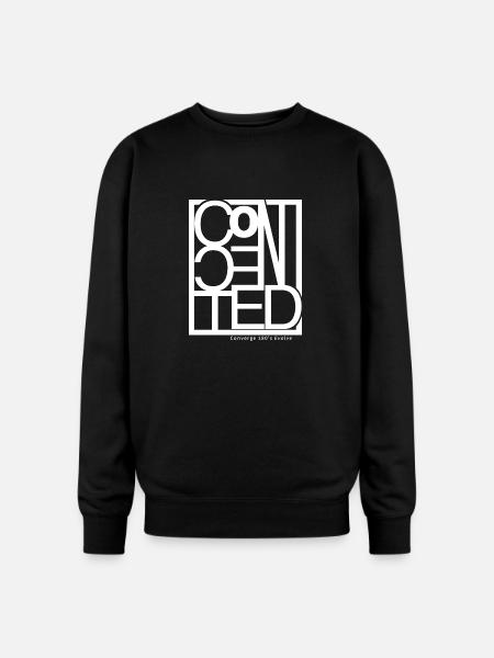 Connected - Oversized Crewneck Sweatshirt - black