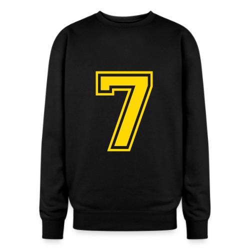 Number 7 in a classic athletic collegiate font - Oversized Crewneck Sweatshirt