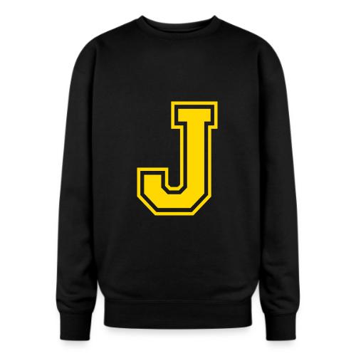 Letter J – Capital Athletic Alphabet Monogram - Oversized Crewneck Sweatshirt