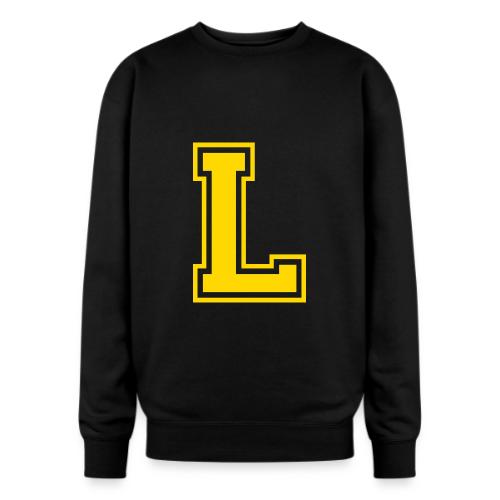 Letter L – Capital Athletic Alphabet Monogram - Oversized Crewneck Sweatshirt