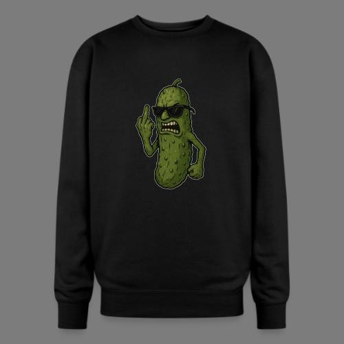Angry Pickle Flipping the Bird - Oversized Crewneck Sweatshirt
