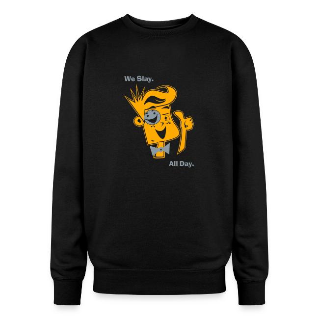 We Slay All Day Shiny Shirt Metallic Silver & Gold