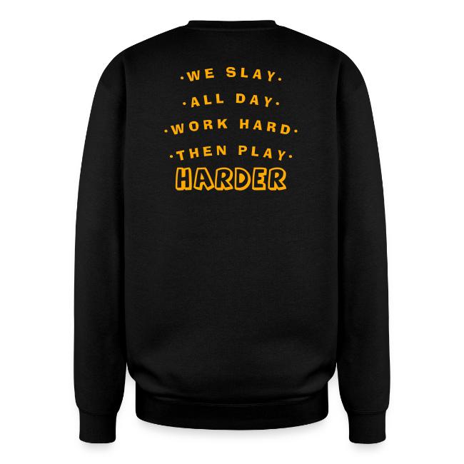 We Slay All Day Shiny Shirt Metallic Silver & Gold