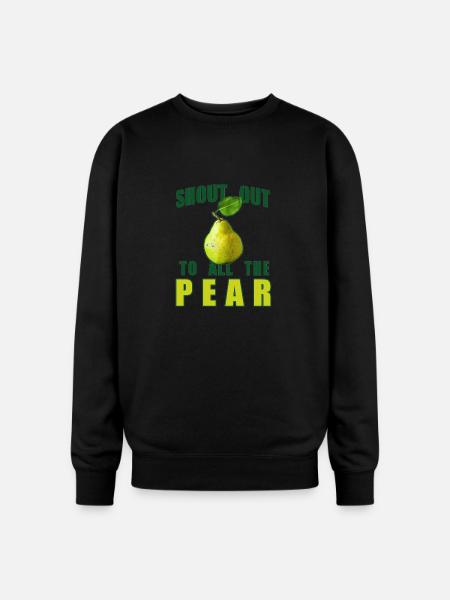 Shout Out To All The Pear - Oversized Crewneck Sweatshirt - black