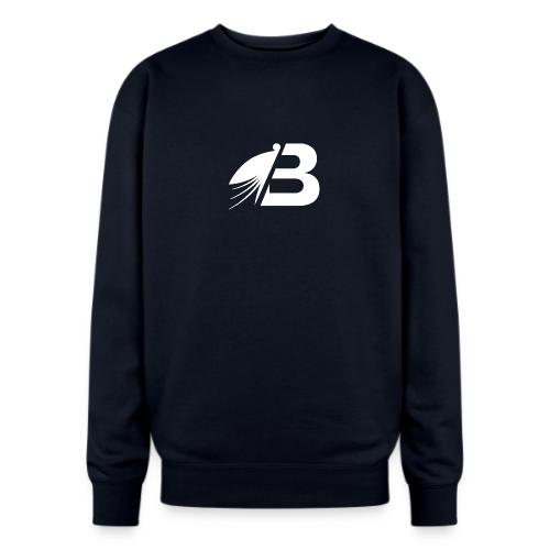 Bluefly Logomark - White - Oversized Crewneck Sweatshirt
