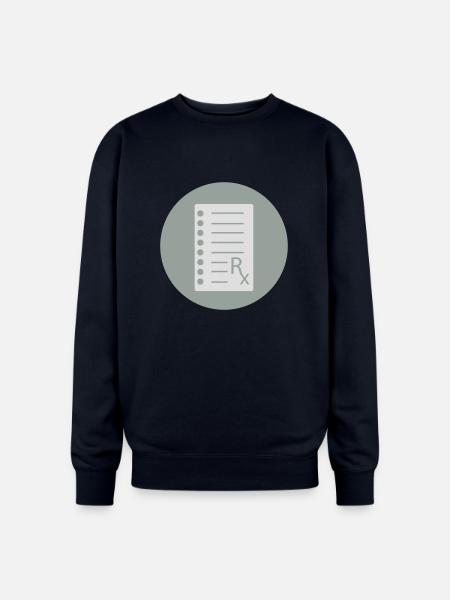 Prescription - Oversized Crewneck Sweatshirt - navy