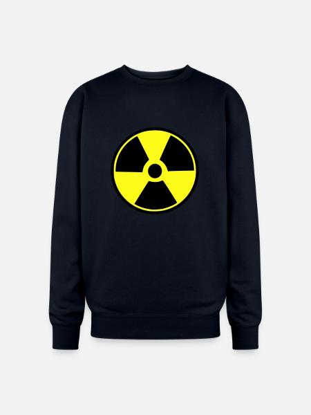 radioactive - Oversized Crewneck Sweatshirt - navy