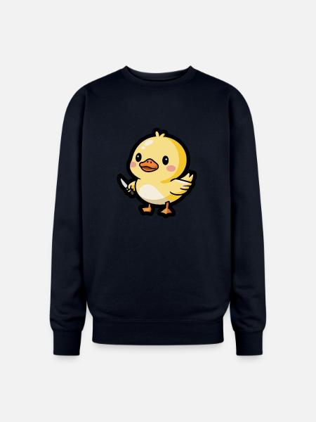Ducky Defender - Oversized Crewneck Sweatshirt - navy