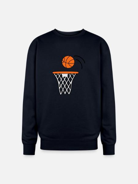 Basketball - Oversized Crewneck Sweatshirt - navy