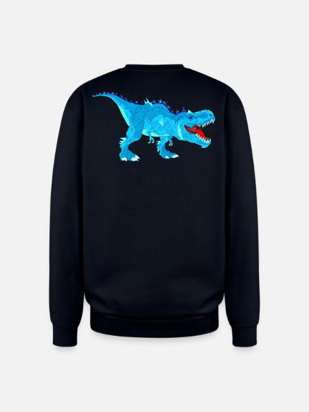 Icy Rex - Oversized Crewneck Sweatshirt - navy