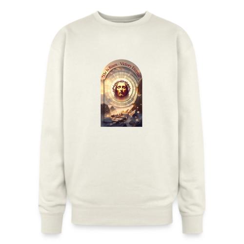 Easter He Is Risen Sacred Face T Shirt, wife Gift - Oversized Crewneck Sweatshirt