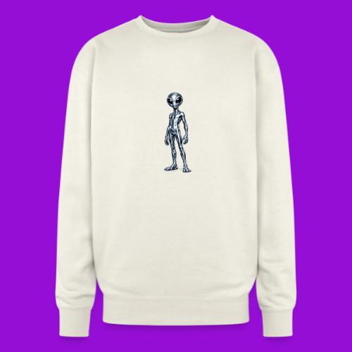 Silver Alien - Oversized Crewneck Sweatshirt