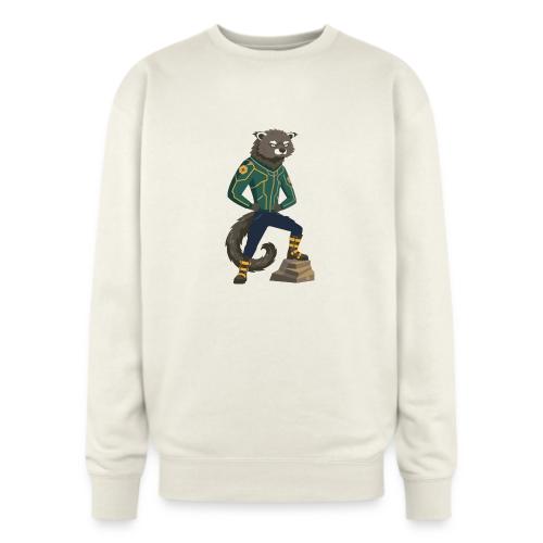 Raccoon Ranger in Neon Armor - Oversized Crewneck Sweatshirt
