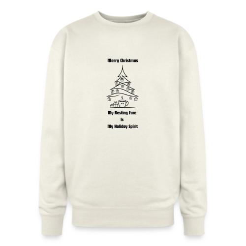 My Resting Face Is My Christmas Spirit T-Shirt - Oversized Crewneck Sweatshirt