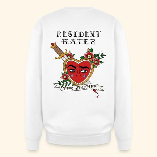 Resident Hater Black Font - Oversized Crewneck Sweatshirt