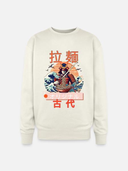 ramen - Oversized Crewneck Sweatshirt - ivory