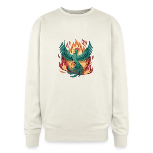 Phoenix Rising Mythical Fire Bird Fantasy Design - Oversized Crewneck Sweatshirt