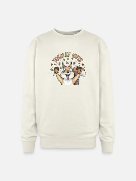 Totaly nuts - Oversized Crewneck Sweatshirt - ivory