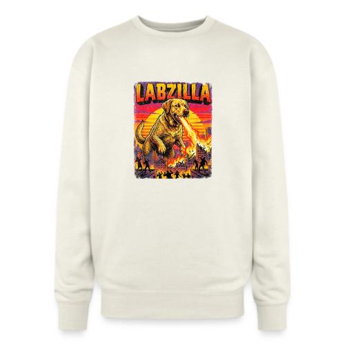 Labzilla Giant Yellow Labrador Monster Tee - Oversized Crewneck Sweatshirt