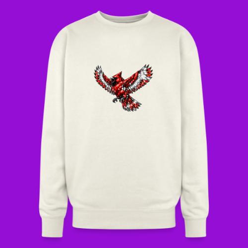 Cardinal in Flight - Oversized Crewneck Sweatshirt