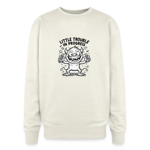 Playful Mischief Demon Illustration - Oversized Crewneck Sweatshirt