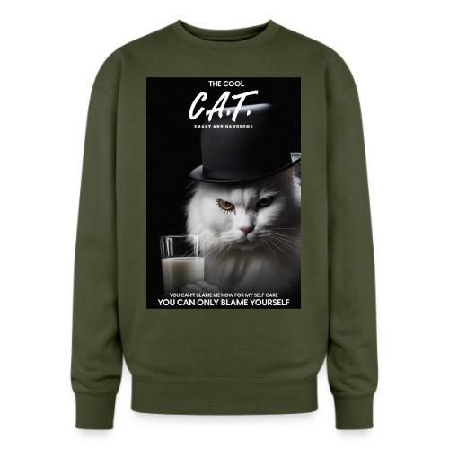 The Cool Cat - Oversized Crewneck Sweatshirt
