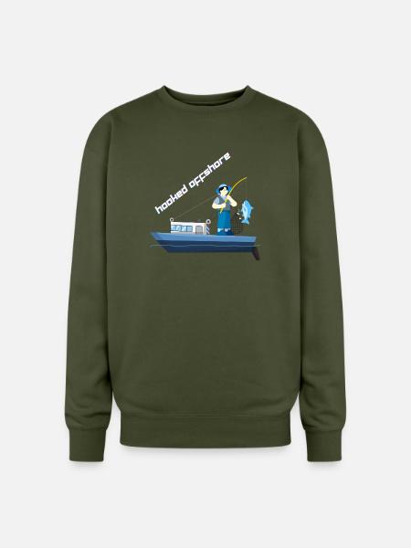 Hooked_Offshore - Oversized Crewneck Sweatshirt - olive green