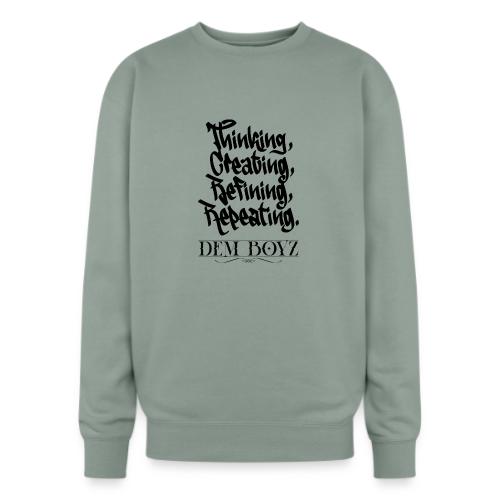 Thinking, Creating, Refining, Repeating - Oversized Crewneck Sweatshirt
