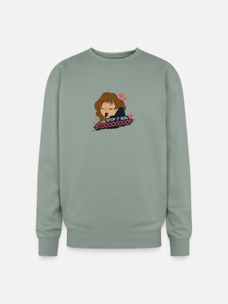 Stop It Ron - Oversized Crewneck Sweatshirt - sage