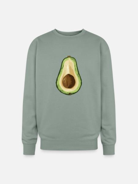 Ripe Avocado - Oversized Crewneck Sweatshirt - sage