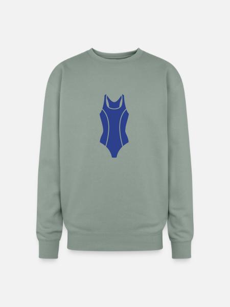 Swim Suit - Oversized Crewneck Sweatshirt - sage