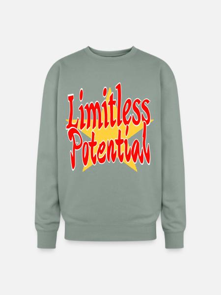 Limitless Potential - Oversized Crewneck Sweatshirt - sage