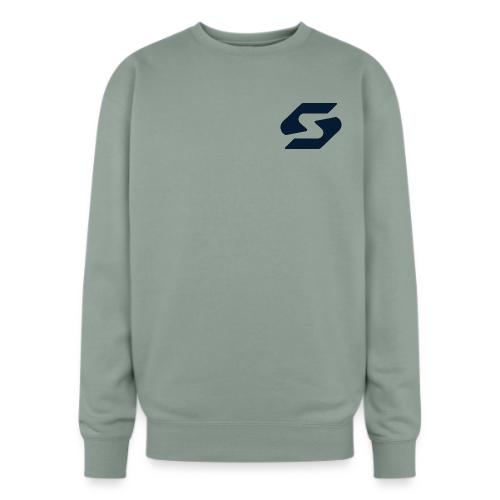 black snap logo - Oversized Crewneck Sweatshirt