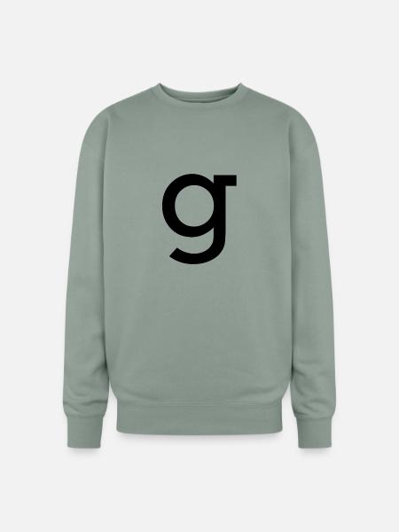 "g" - Oversized Crewneck Sweatshirt - sage