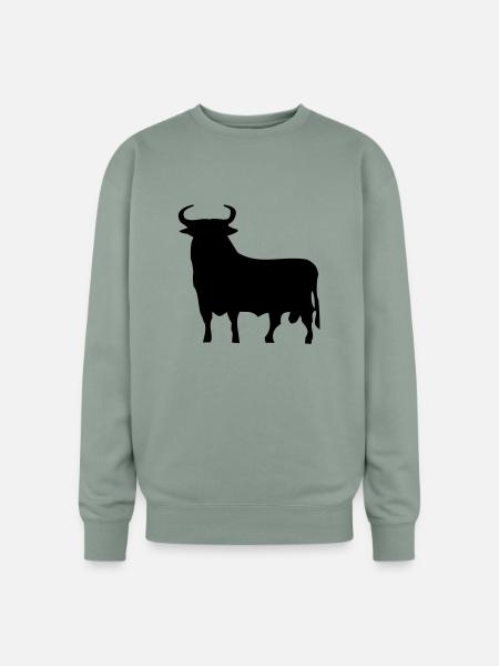 Spanish Bull - Oversized Crewneck Sweatshirt - sage