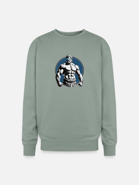 Hercule - Oversized Crewneck Sweatshirt - sage