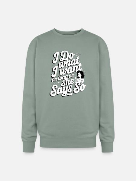 Own It: She Says So - Oversized Crewneck Sweatshirt - sage