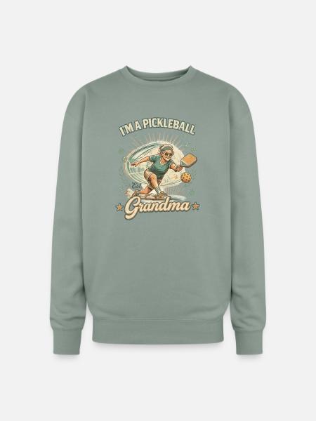 Pickleball Grandma Shirt - Oversized Crewneck Sweatshirt - sage