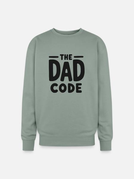 The Dad Code - Oversized Crewneck Sweatshirt - sage