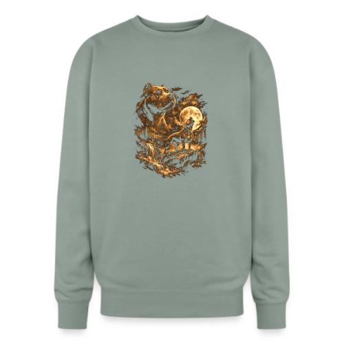 Pit Bull Howling Moon Fantasy Forest Tee - Oversized Crewneck Sweatshirt
