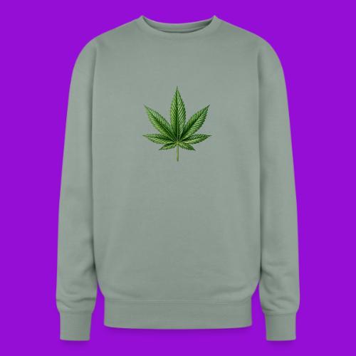 Cannabis Leaf - Oversized Crewneck Sweatshirt