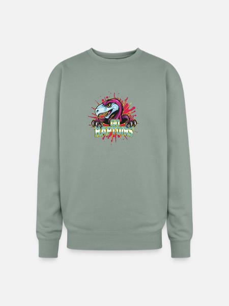 Go Raptors - Oversized Crewneck Sweatshirt - sage