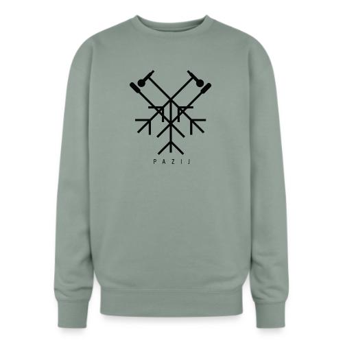 Pazij Black Logo - Oversized Crewneck Sweatshirt