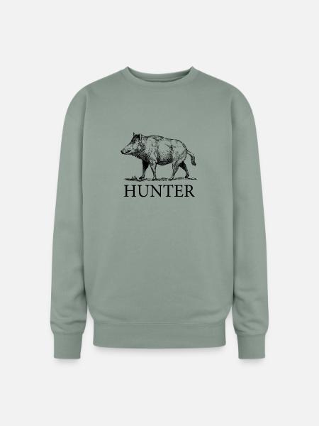 Hog Hunter - Oversized Crewneck Sweatshirt - sage